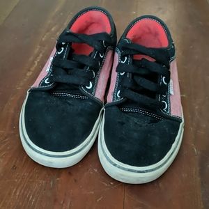 Red and black Vans